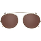 CLIP ON LOREN S, Shiny White Gold-Mineral Polarized Drivers Gradient Cat 2 to 3 B4, hi-res image number null